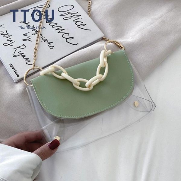 2020 women transparent bag pvc jelly bag messenger bags female elegant shoulder bags fashion handbags chain womens' pouch
2020 women transparent bag pvc jelly bag messenger bags female elegant shoulder bags fashion handbags chain womens' pouch