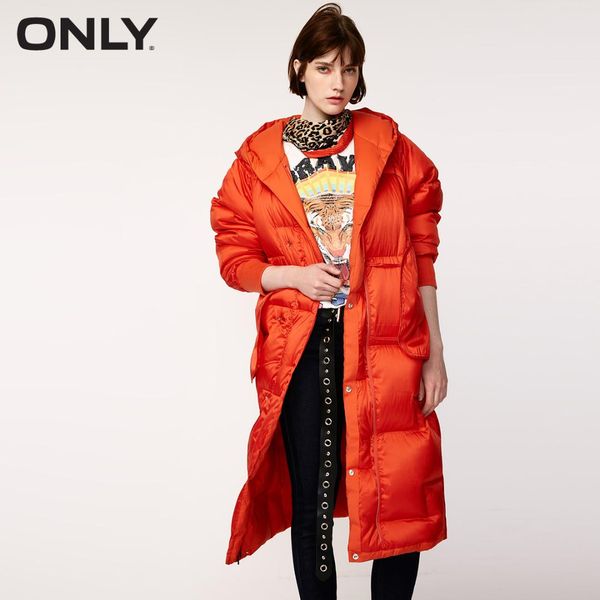 only 2019 autum winter new arrivals pure color long hooded down jacket | 118412519, Black
only 2019 autum winter new arrivals pure color long hooded down jacket | 118412519, Black