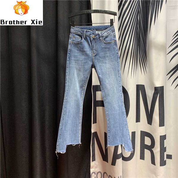 simple denim pants flare pants women high waist slimming jeans girls ladies spring summer irregular jean jeansy damskie, Blue
simple denim pants flare pants women high waist slimming jeans girls ladies spring summer irregular jean jeansy damskie, Blue