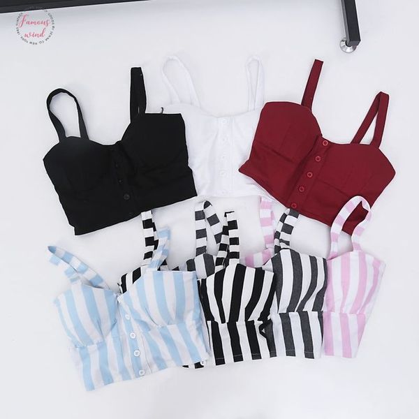 new summer womens sleeveless striped crop cami vest camisole sweet button drop shipping good quality, White
new summer womens sleeveless striped crop cami vest camisole sweet button drop shipping good quality, White