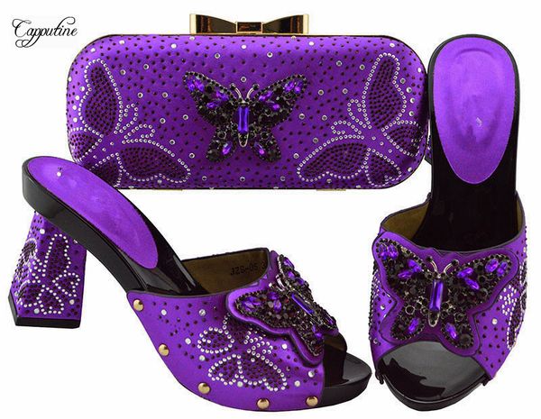 charming purple african sandal shoes and purse bag set party pumps with handbag jzs-05 heel height 9.5cm, Black
charming purple african sandal shoes and purse bag set party pumps with handbag jzs-05 heel height 9.5cm, Black
