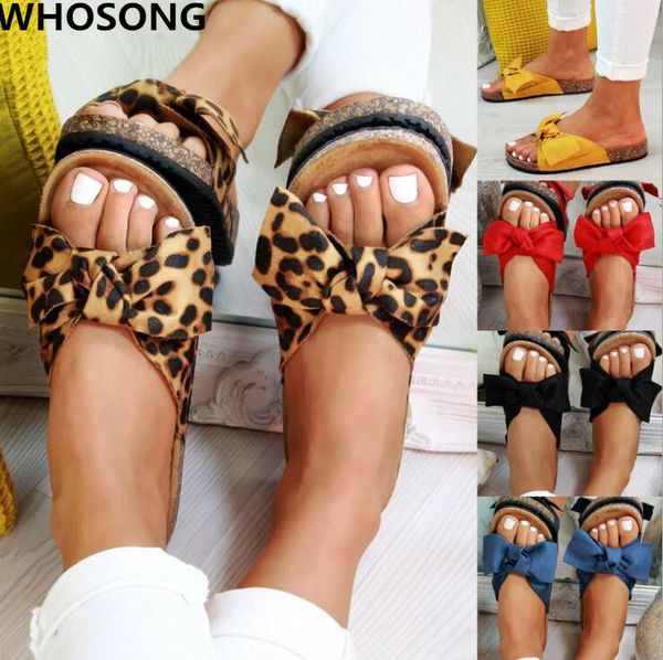 large size slippers 2019 new women's beach shoes bow flat sandals outdoor wild travel home slippers, Black
large size slippers 2019 new women's beach shoes bow flat sandals outdoor wild travel home slippers, Black