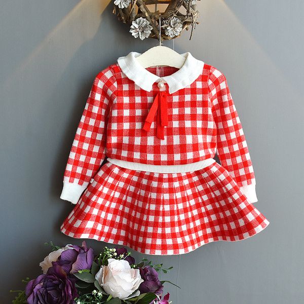 baby girls sweater set fashion autumn winter girls outfits baby girl clothes toddler girl plaid knit +skirts 2pcs set clothing 2 colors, White
baby girls sweater set fashion autumn winter girls outfits baby girl clothes toddler girl plaid knit +skirts 2pcs set clothing 2 colors, White