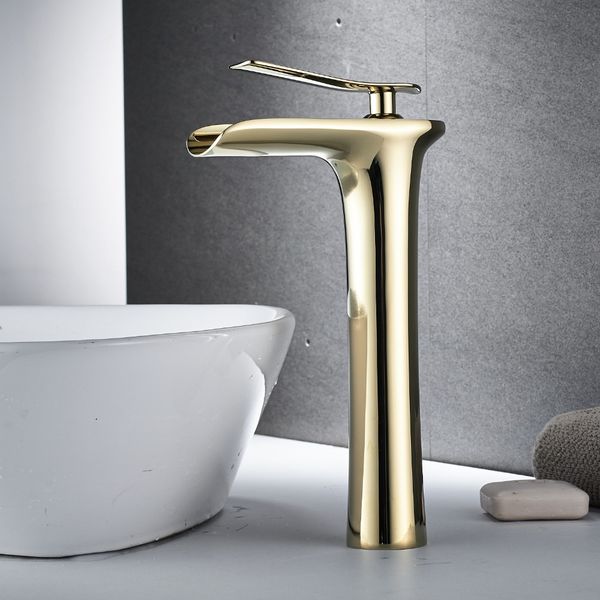ouyashi high bathroom basin waterfall faucet single hole deck mounted modern waterfall water tap
ouyashi high bathroom basin waterfall faucet single hole deck mounted modern waterfall water tap