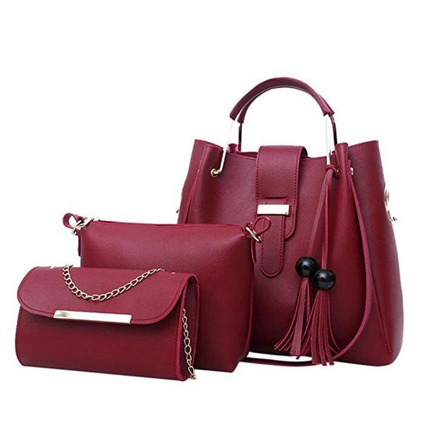 women 3pcs/set handbags pu leather shoulder bags casual tote bag tassel metal handle designer composite messenger bag mx190726
women 3pcs/set handbags pu leather shoulder bags casual tote bag tassel metal handle designer composite messenger bag mx190726