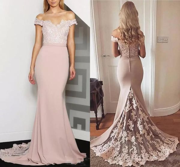 off the shoulder mermaid bridesmaid dresses long 2021 arabic lace appliqued maid of honor gowns plus size wedding guest dress al6272, White;pink
off the shoulder mermaid bridesmaid dresses long 2021 arabic lace appliqued maid of honor gowns plus size wedding guest dress al6272, White;pink