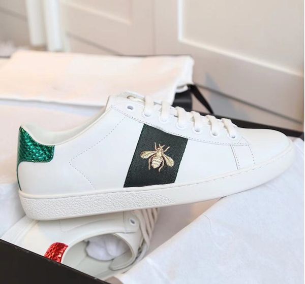 new designer shoes 100% ace leather sneaker men women classic trainers python tiger bee flower embroidered cock love sneakers, Black
new designer shoes 100% ace leather sneaker men women classic trainers python tiger bee flower embroidered cock love sneakers, Black