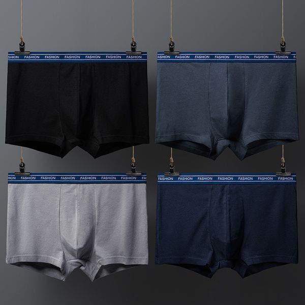 men's underwear pure cotton underwear boxer pants 2019 breathable comfortable four-angle cotton mid-waist large size pants, Black;white
men's underwear pure cotton underwear boxer pants 2019 breathable comfortable four-angle cotton mid-waist large size pants, Black;white