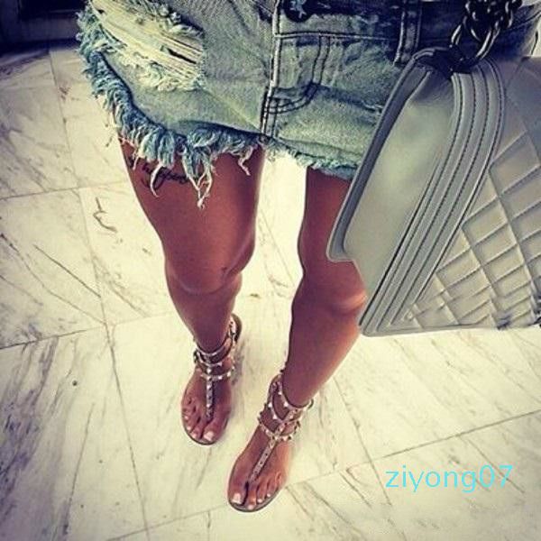zapatos mujer color rivets spiked gladiator flat women sandals stones studded flip sandal big size designer women shoes summer z77, Black
zapatos mujer color rivets spiked gladiator flat women sandals stones studded flip sandal big size designer women shoes summer z77, Black