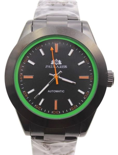 new men automatic mechanical just watches stainless steel full black case bracelet green orange date sport 41mm, Slivery;brown
new men automatic mechanical just watches stainless steel full black case bracelet green orange date sport 41mm, Slivery;brown
