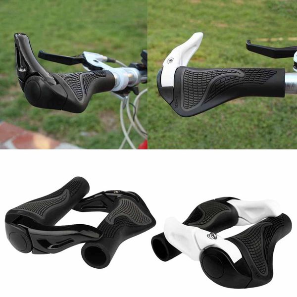 

2018 bike components bar ends handlebars rubber grips bicycle aluminum barend handle bar ergonomic push on soft grips