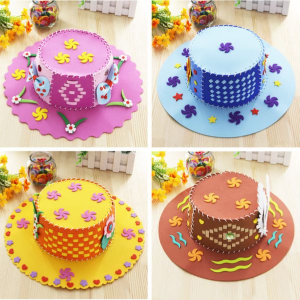 diy creative eva foam paper weaving hat flower star pattern kindergarten art kids craft toys for children party decoration gifts
diy creative eva foam paper weaving hat flower star pattern kindergarten art kids craft toys for children party decoration gifts