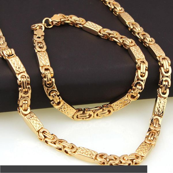6 мм 8 мм 11 мм широкий золотой цвет плоская византийская цепь necklacebracelet ювелирные наборы для мужчин подарок из нержавеющей стали 8-2, Silver
6 мм 8 мм 11 мм широкий золотой цвет плоская византийская цепь necklacebracelet ювелирные наборы для мужчин подарок из нержавеющей стали 8-2, Silver