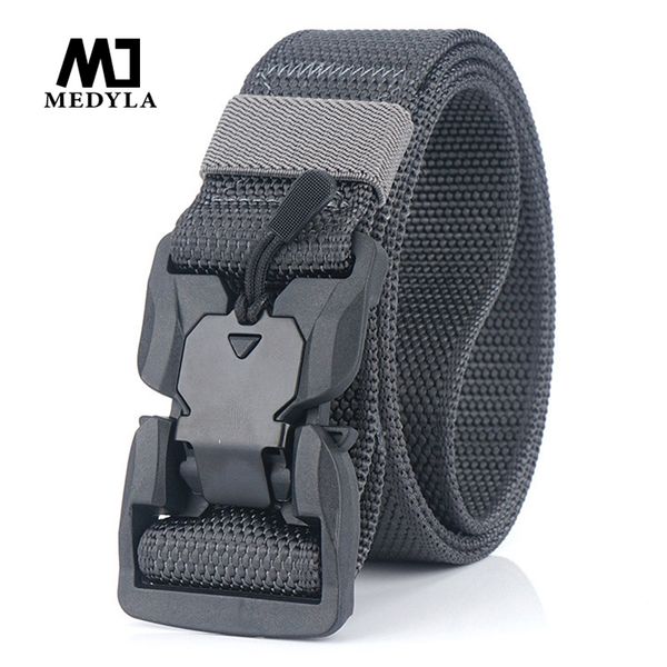 medyla new technology magnetic buckle tactical belt soft nylon fast release buckle sports belt jeans casual pants, Black;brown
medyla new technology magnetic buckle tactical belt soft nylon fast release buckle sports belt jeans casual pants, Black;brown