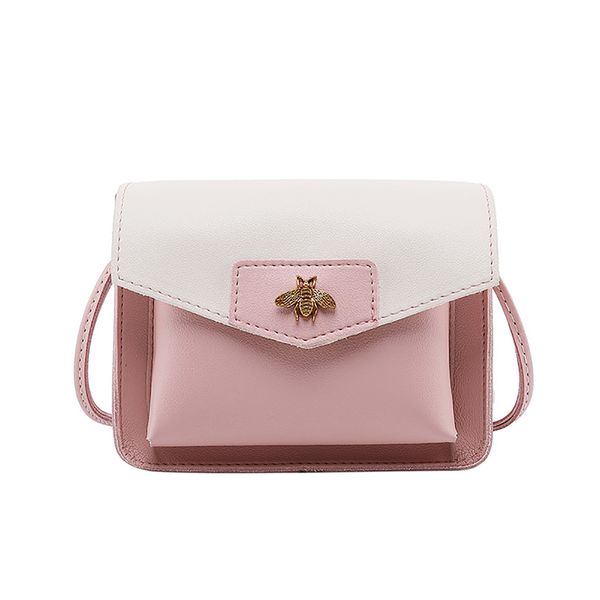 brand designer women shoulder bag ladies little bee flap handbags square messenger bag contrast color clutch #t10
brand designer women shoulder bag ladies little bee flap handbags square messenger bag contrast color clutch #t10