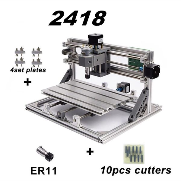 cnc 2418 with er11,diy mini cnc laser engraving machine,pcb milling machine,wood carving router, cnc2418 engraving mini diy
cnc 2418 with er11,diy mini cnc laser engraving machine,pcb milling machine,wood carving router, cnc2418 engraving mini diy