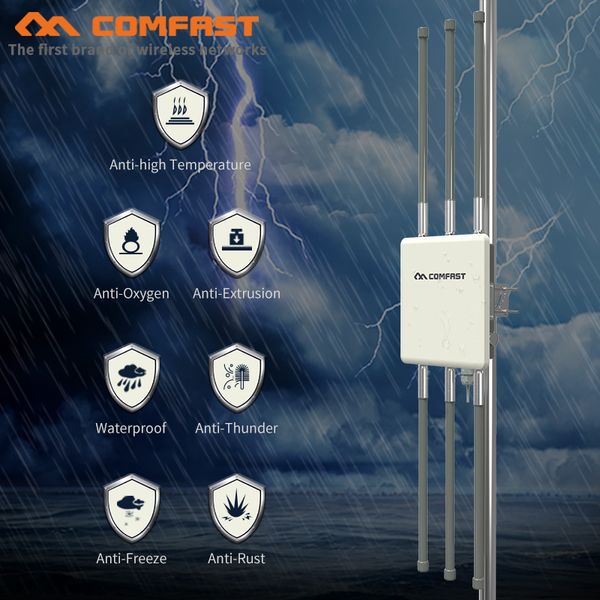 long range 1750mbps gigabit wireless outdoor ap 5ghz 2.4ghz wifi cover access point wifi base station with 6 antennas
long range 1750mbps gigabit wireless outdoor ap 5ghz 2.4ghz wifi cover access point wifi base station with 6 antennas