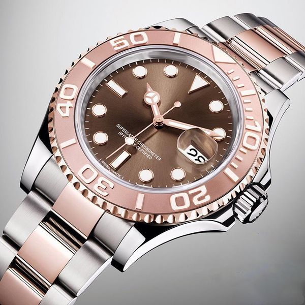 2020 quality fashion mens watch 18k rose gold bezel stainless steel strap automatic movement watches sapphire glass wristwatches, Slivery;brown
2020 quality fashion mens watch 18k rose gold bezel stainless steel strap automatic movement watches sapphire glass wristwatches, Slivery;brown