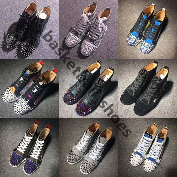 leading designer luxury red bottoms rivet training casual shoes men women party wedding comfortable breathable casual flat shoes size 36-47, Black
leading designer luxury red bottoms rivet training casual shoes men women party wedding comfortable breathable casual flat shoes size 36-47, Black