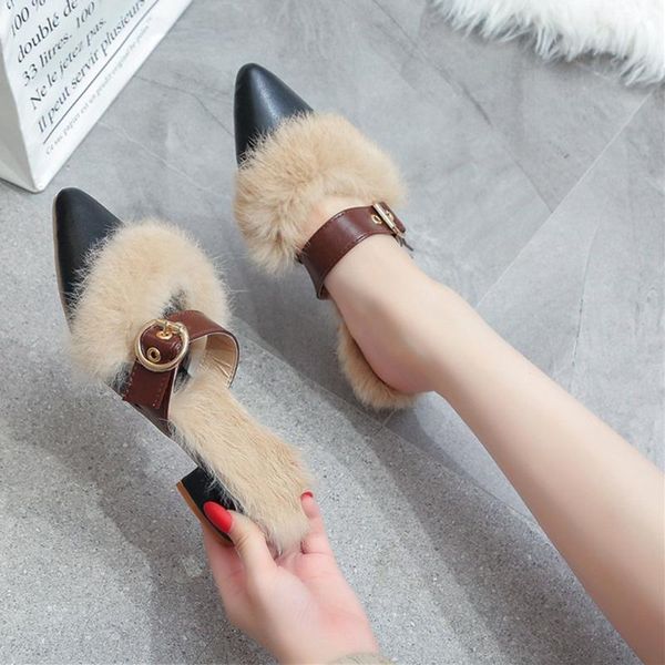 winter slippers for women square toe real fur flip flops fuzzy slippers mules slipper suede women slides loafer#3, Black
winter slippers for women square toe real fur flip flops fuzzy slippers mules slipper suede women slides loafer#3, Black