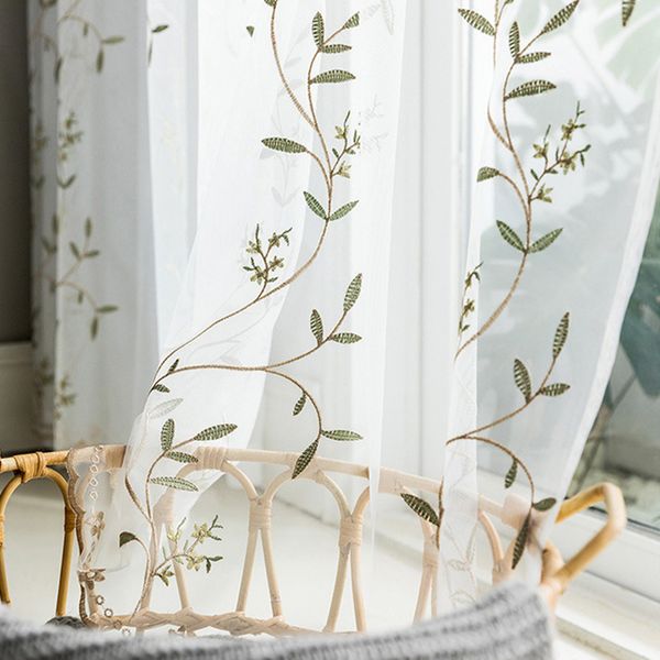 leaf embroidery window sheer curtain panels for living room the bedroom kitchen blinds window treatments draperies m199#4
leaf embroidery window sheer curtain panels for living room the bedroom kitchen blinds window treatments draperies m199#4