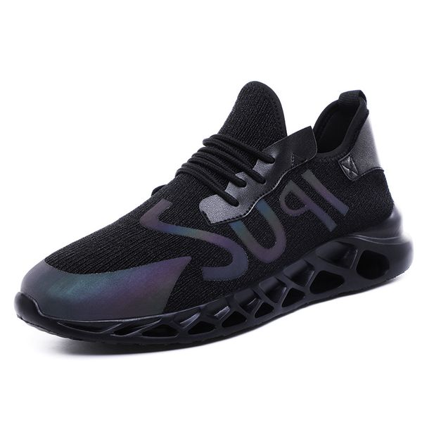 men's casual breathable flying woven sports shoes 2020 summer korean version of the trend of wild fashion shoes, Black
men's casual breathable flying woven sports shoes 2020 summer korean version of the trend of wild fashion shoes, Black