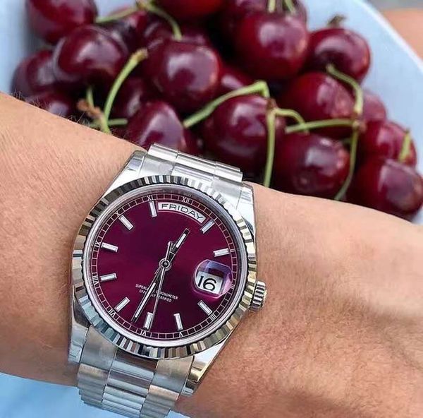 41mm highgrade automatic 2813 movement mens watches red dial folding buckle sapphire stainless steel index hour markers wristwatches, Slivery;brown
41mm highgrade automatic 2813 movement mens watches red dial folding buckle sapphire stainless steel index hour markers wristwatches, Slivery;brown