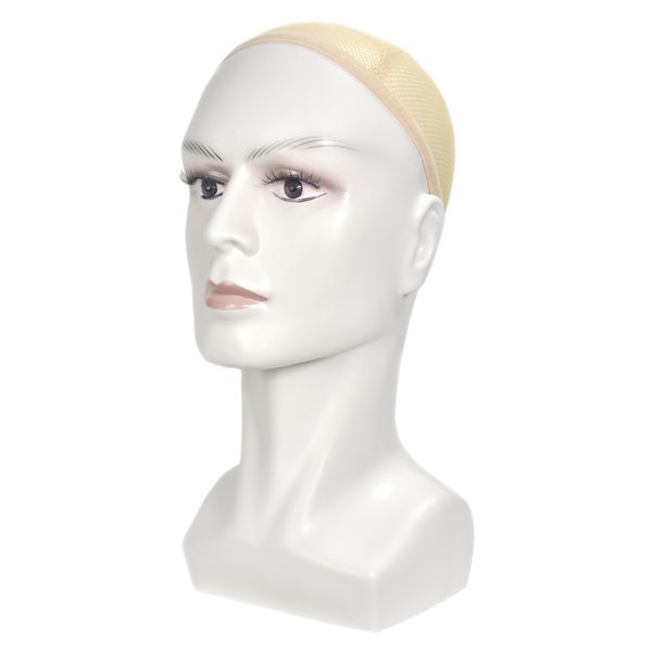 hair tools realistic mannequin head life size wig display hat scarf rack white