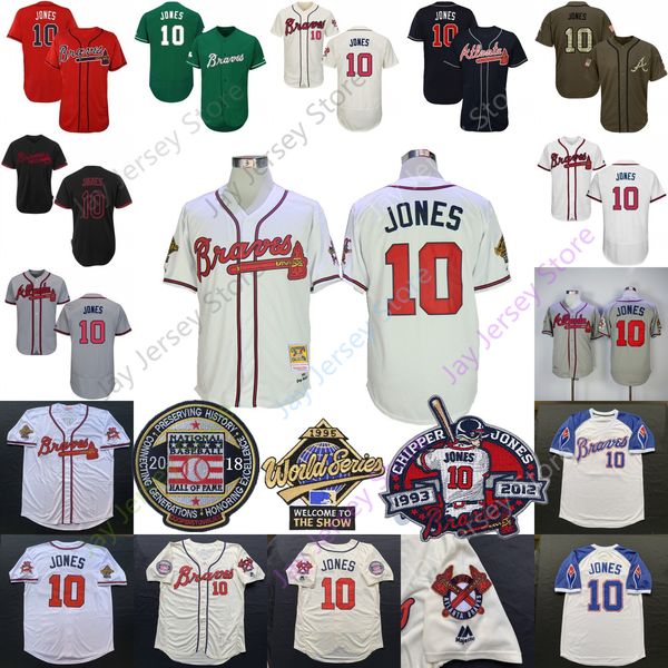 Chipper Jones Jersey Home Away 1995 World Series Atlanta Jerseys Braves 2018 Hall Of Fame Flexbase Cool Base Cream White Grey Blue
Chipper Jones Jersey Home Away 1995 World Series Atlanta Jerseys Braves 2018 Hall Of Fame Flexbase Cool Base Cream White Grey Blue