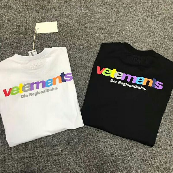 vetements письмо печатных майка мужчины печатных с коротким рукавом o шеи футболка хип-хоп tee топы, White;black
vetements письмо печатных майка мужчины печатных с коротким рукавом o шеи футболка хип-хоп tee топы, White;black