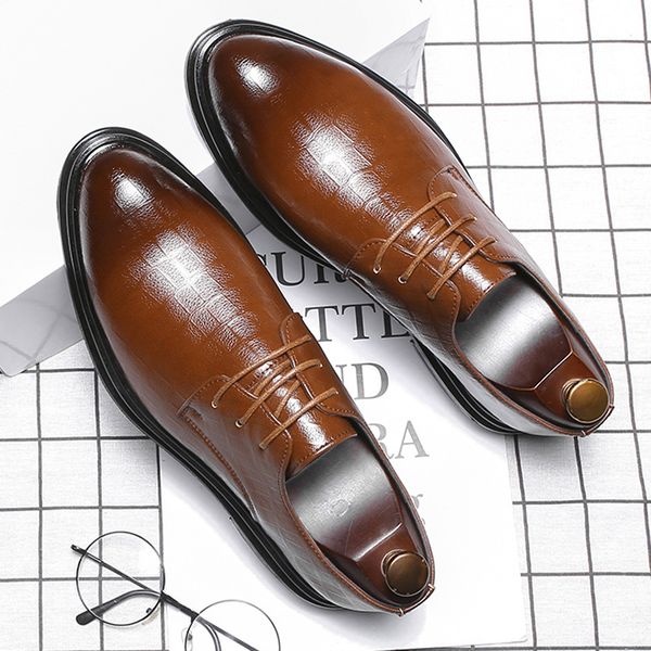 large-size autumn mens korean version of the trend of british-style pointed shoes foreign trade shoes wholesale taobao on behalf, Black
large-size autumn mens korean version of the trend of british-style pointed shoes foreign trade shoes wholesale taobao on behalf, Black