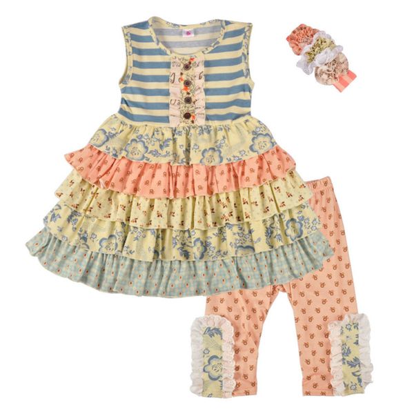 new girls clothing set with headband children sleeveless striped floral ruffle dresses with pants 2-piece outfit fashion kids clothes, Red;yellow
new girls clothing set with headband children sleeveless striped floral ruffle dresses with pants 2-piece outfit fashion kids clothes, Red;yellow