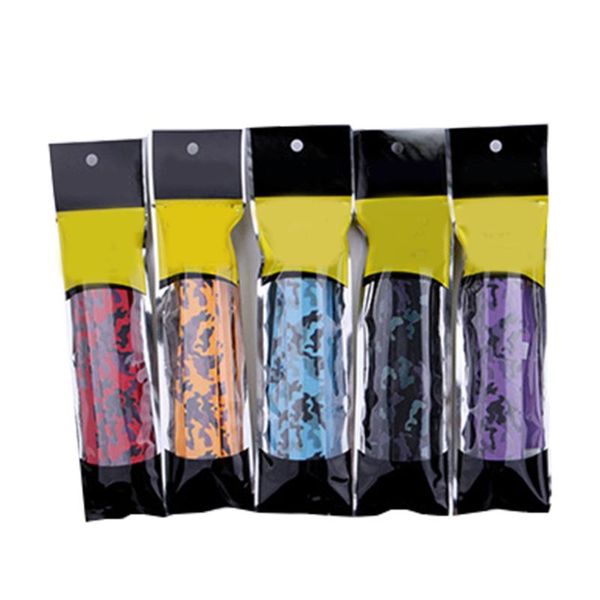 5pcs camouflage print anti-slip badminton grip belt tennis overgrip over grip sweat band for racket squash, Yellow;black
5pcs camouflage print anti-slip badminton grip belt tennis overgrip over grip sweat band for racket squash, Yellow;black