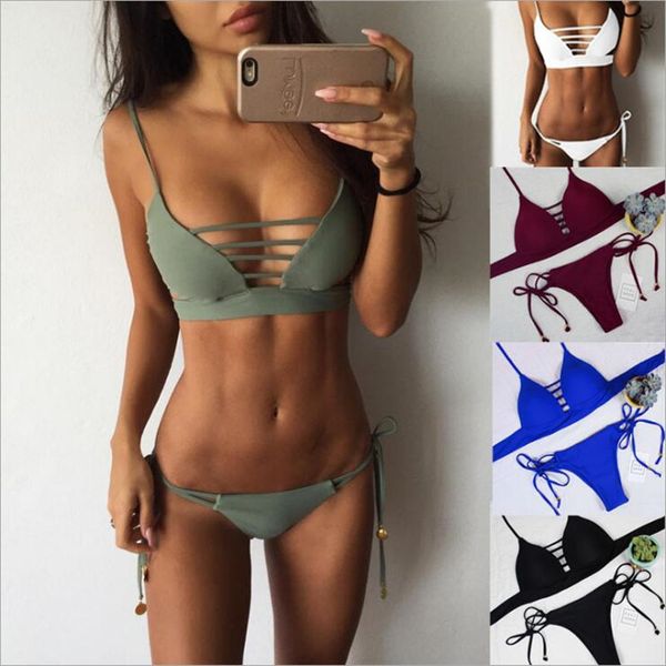 designer bikini bikinis for women swimwear women bikini set swimsuit padded monokini halter thong trkinis maillot de bain femme, White;black
designer bikini bikinis for women swimwear women bikini set swimsuit padded monokini halter thong trkinis maillot de bain femme, White;black