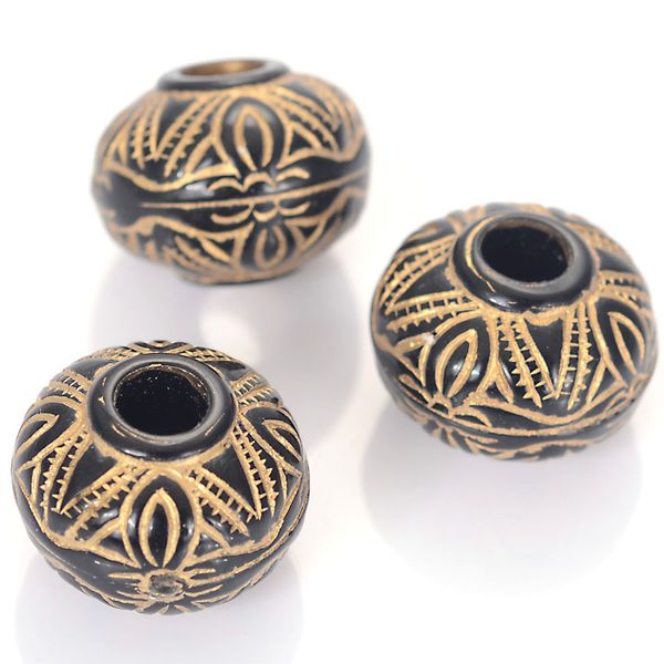 30 pcs/lot 14x16mm large hole vintage inspired ethnic acrylic abacus antique design spacers beads for diy jewelry making, Black
30 pcs/lot 14x16mm large hole vintage inspired ethnic acrylic abacus antique design spacers beads for diy jewelry making, Black