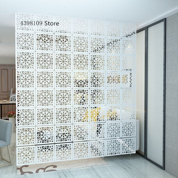 white pvc room partition screen simple hollow folding partition screen living room porch partition curtain home decoration 6pcs
white pvc room partition screen simple hollow folding partition screen living room porch partition curtain home decoration 6pcs