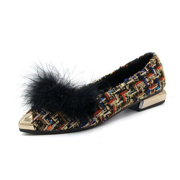 new woman flats shoes fur mixed colors elegant pointed toe ladies fashion boat shoes women casual lady zapatos de mujer loafers, Black
new woman flats shoes fur mixed colors elegant pointed toe ladies fashion boat shoes women casual lady zapatos de mujer loafers, Black