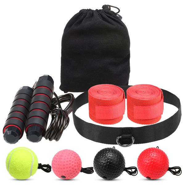 boxing ball set 3 level punching training ball improving reactions speed eye coordination with boxing hand wraps
boxing ball set 3 level punching training ball improving reactions speed eye coordination with boxing hand wraps