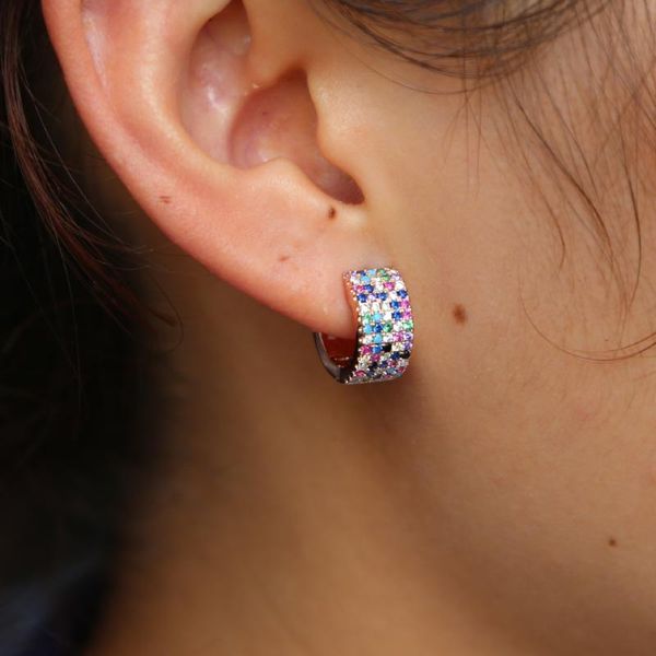 rose gold color fashion jewelry bohemia boho colorful cz micro pave cubic zirconia huggie hoop earring women gift, Golden;silver
rose gold color fashion jewelry bohemia boho colorful cz micro pave cubic zirconia huggie hoop earring women gift, Golden;silver