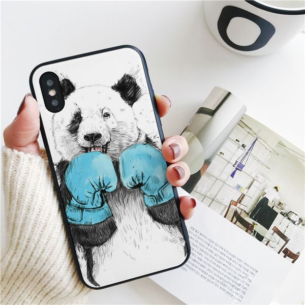 coque luxury boxing panda cover for iphone 11 pro xs max xr case for iphone 8 7 6s plus 5s se case soft silicone cover.
coque luxury boxing panda cover for iphone 11 pro xs max xr case for iphone 8 7 6s plus 5s se case soft silicone cover.