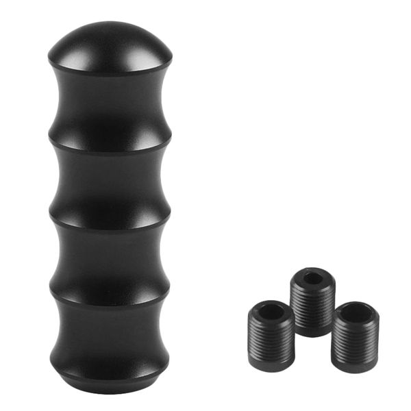 aluminum black universal gear shift knob shifter lever head with 8mm 10mm 12mm adapter
aluminum black universal gear shift knob shifter lever head with 8mm 10mm 12mm adapter