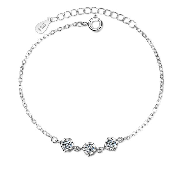 trendy 925 sterling silver jewelry bracelet for girls birthday gift shiny crystal cube bracelets for women accessories female, Golden;silver
trendy 925 sterling silver jewelry bracelet for girls birthday gift shiny crystal cube bracelets for women accessories female, Golden;silver