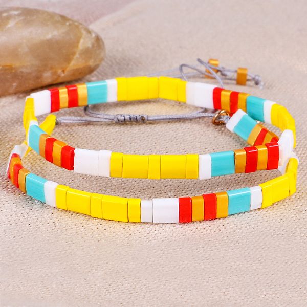 fashion jewelry handmade bohemian bracelets for women men miyuki tila beads bracelet boho colorful adjustable couple bracelet, Golden;silver
fashion jewelry handmade bohemian bracelets for women men miyuki tila beads bracelet boho colorful adjustable couple bracelet, Golden;silver