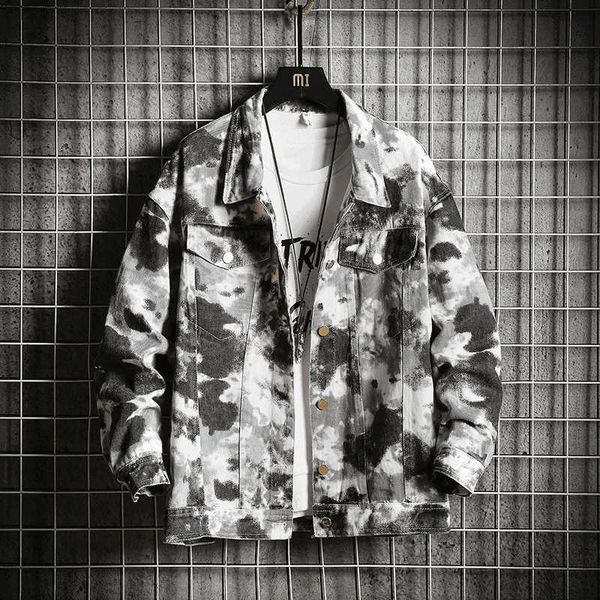 autumn and winter online celebrity men's denim jacket coat japanese-style camouflage cloth cool handsome fashion denim jacket, Black;brown
autumn and winter online celebrity men's denim jacket coat japanese-style camouflage cloth cool handsome fashion denim jacket, Black;brown