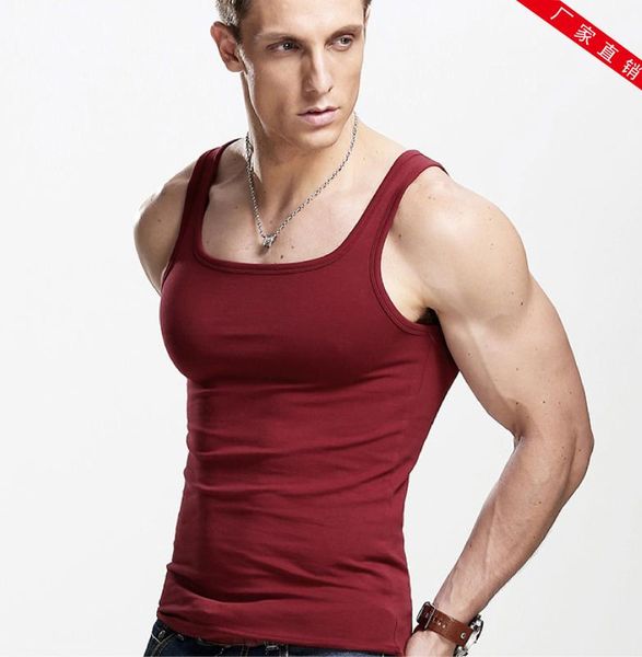 men square collar pure cotton vest men's summer fitness tight sports base square collar vest men's slim fit, Black;blue
men square collar pure cotton vest men's summer fitness tight sports base square collar vest men's slim fit, Black;blue