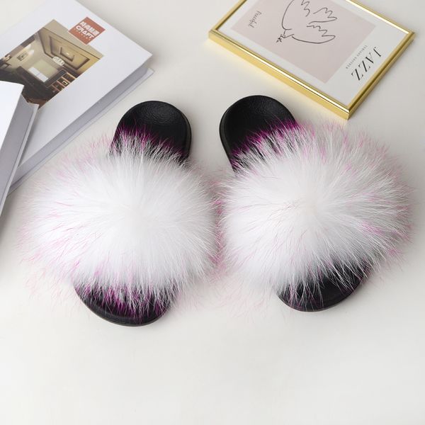 fashion new women real raccoon fur slides baby toddler fur slides indoor outdoor large animal fur slippers, Black
fashion new women real raccoon fur slides baby toddler fur slides indoor outdoor large animal fur slippers, Black