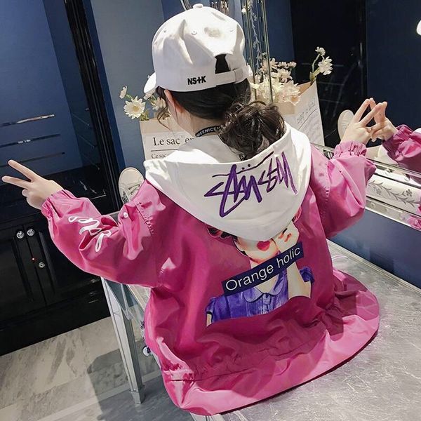 children girls baseball jacket autumn sportswear pink windbreaker orangemom korean trench clothes for 4 5 6 7 8 9 10 11 12 years, Blue;gray
children girls baseball jacket autumn sportswear pink windbreaker orangemom korean trench clothes for 4 5 6 7 8 9 10 11 12 years, Blue;gray
