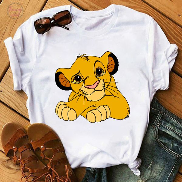 cartoon print t shirt lion king tshirt women tshirt summer fashion women tee new cute harajuku t shirts clothes femme, White
cartoon print t shirt lion king tshirt women tshirt summer fashion women tee new cute harajuku t shirts clothes femme, White
