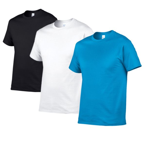 2019 summer cotton men's t shirt 3 pieces packaging leisure men's and brand t-shirts, White;black
2019 summer cotton men's t shirt 3 pieces packaging leisure men's and brand t-shirts, White;black