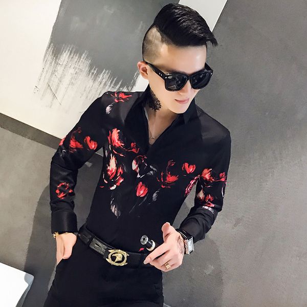 printed the spring and autumn period and the new men long sleeve shirt, cultivate morality shirt/cs118/301 - a - 1 p55, White;black
printed the spring and autumn period and the new men long sleeve shirt, cultivate morality shirt/cs118/301 - a - 1 p55, White;black